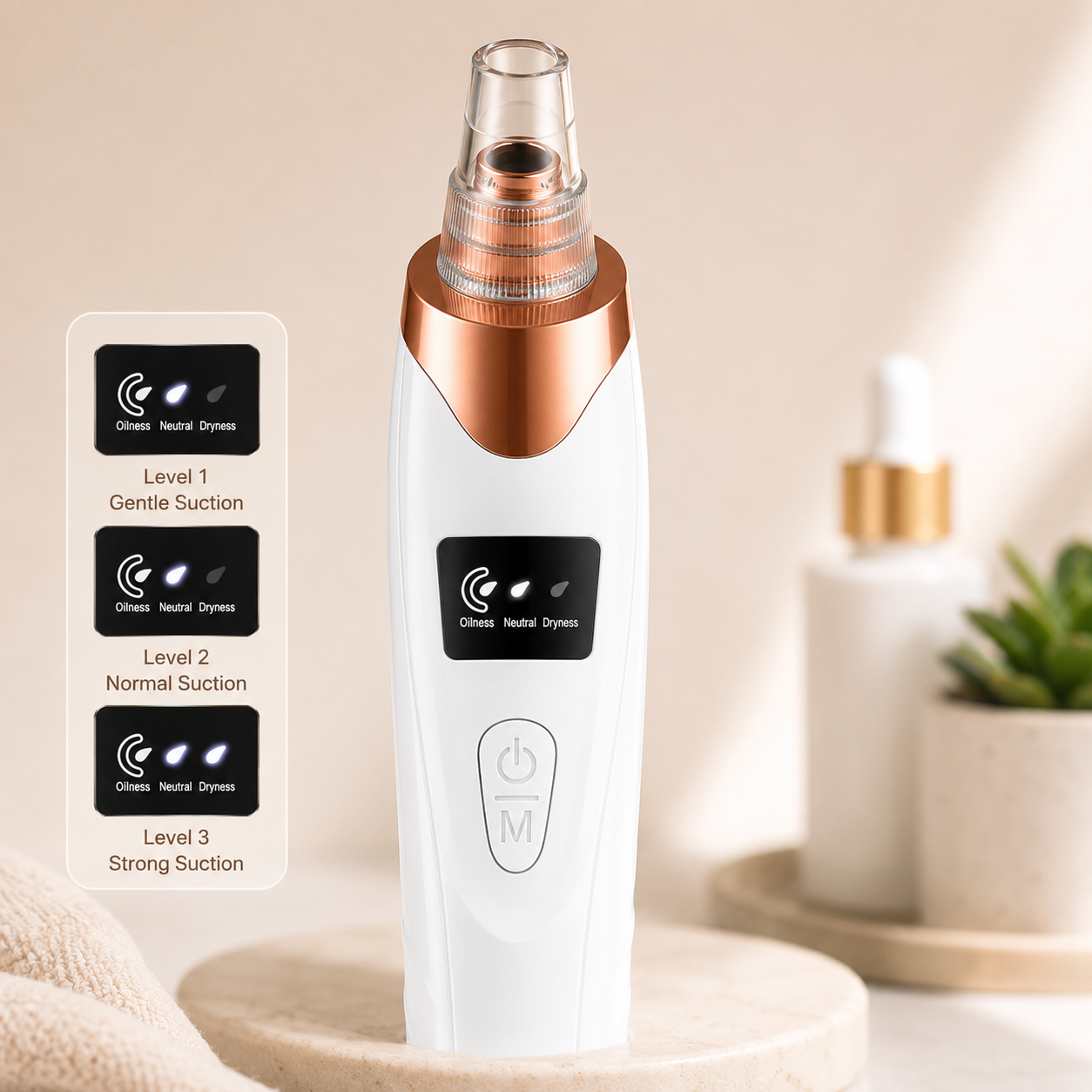Mivora I Electric Blackhead Remover for Deep Cleansing