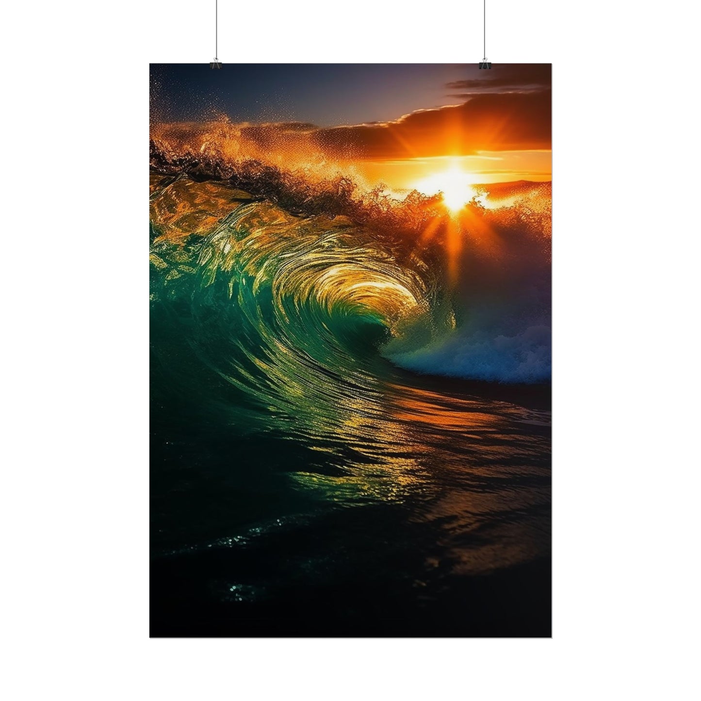 Radiant Tide Rolled Poster