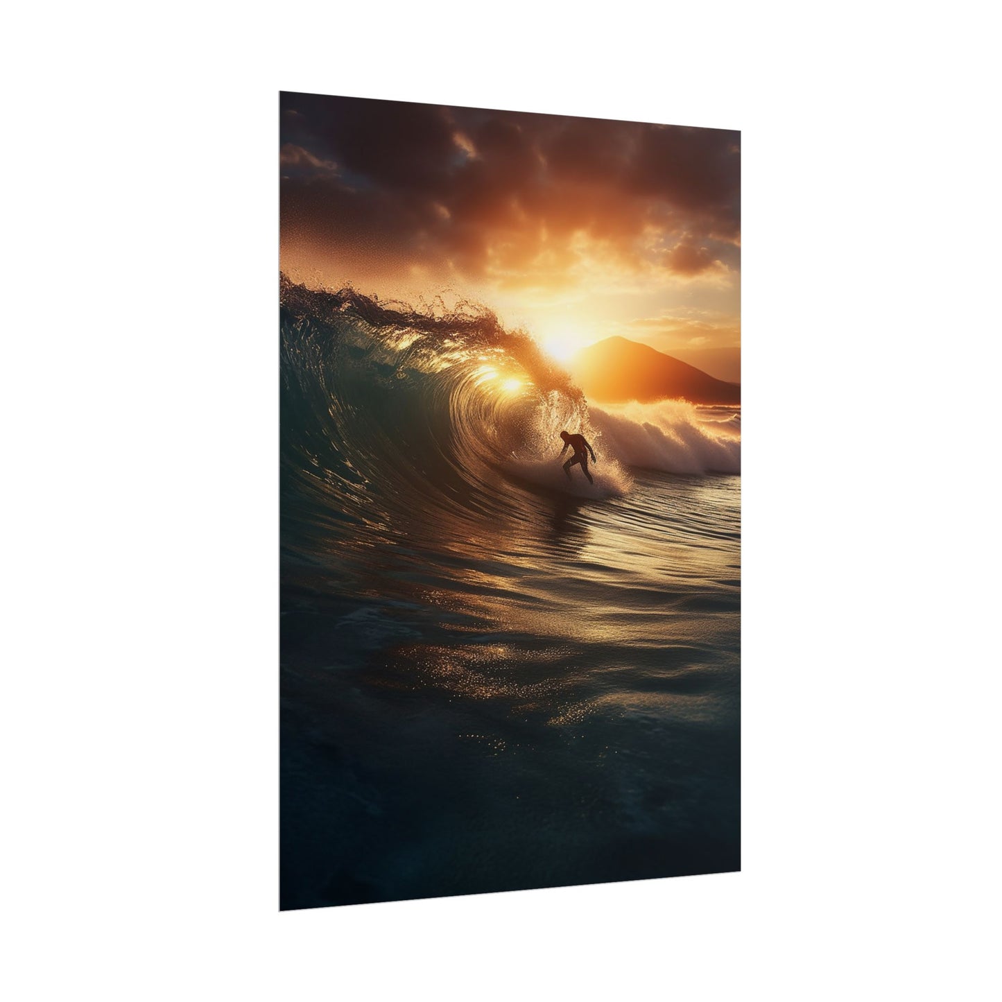 Sunset Rider Rolled Poster