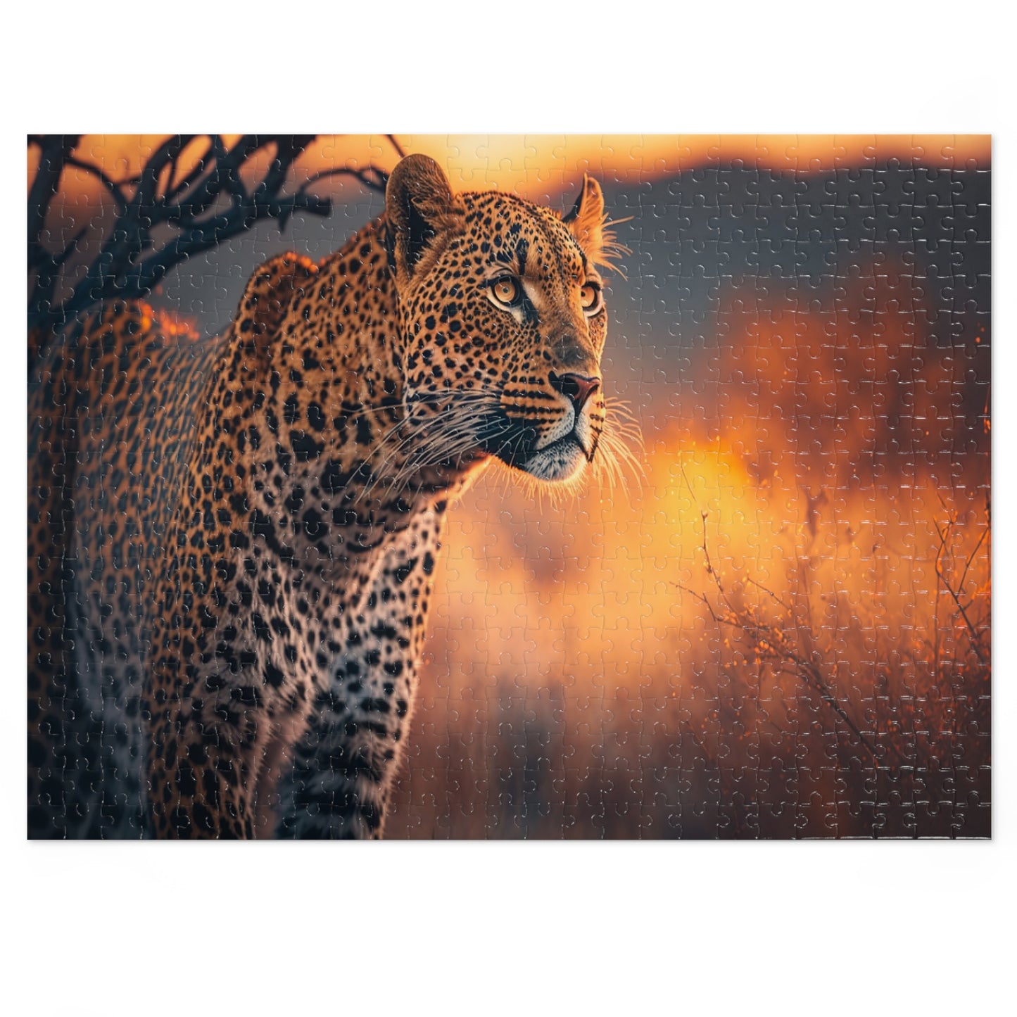 Golden Gaze Jigsaw Puzzle (500 & 1000 Pieces)